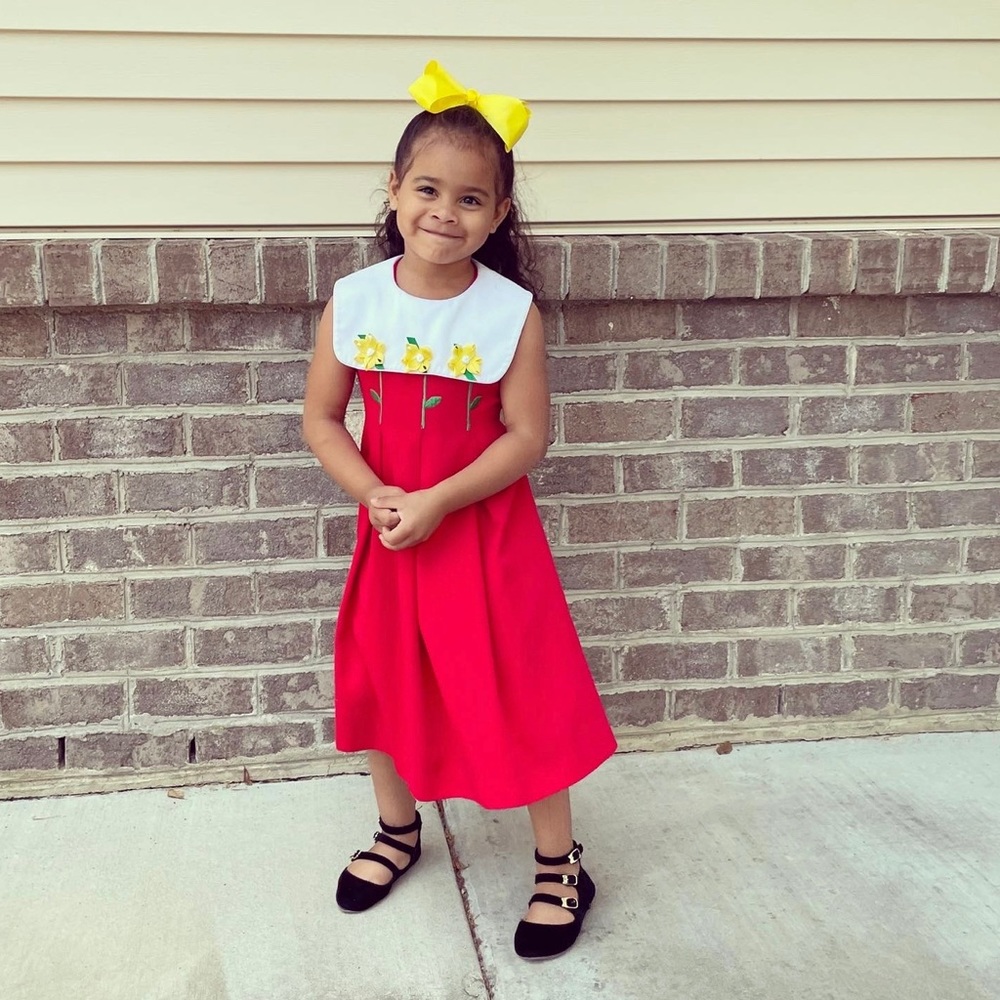 Vintage Bonnie jean girl dress